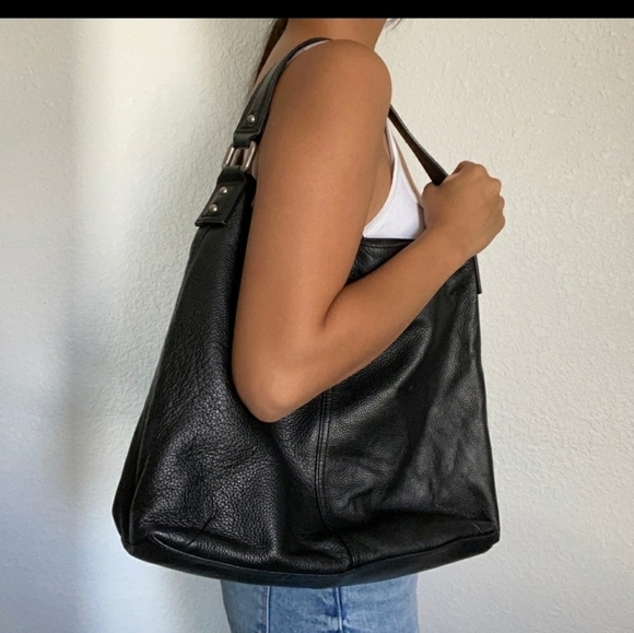 Genuine Leather Kooba Hobo Shoulder Bag - Picture 2 of 5